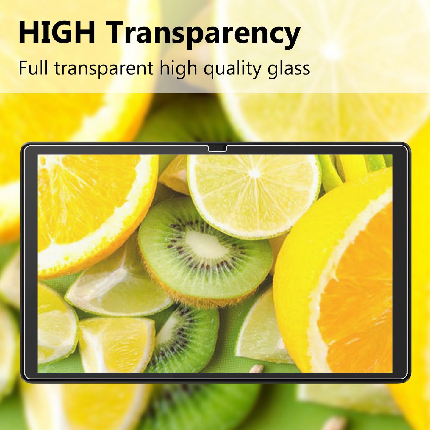 Anti-blue-ray Full Screen Protector for Lenovo Tab M10 Plus (Gen 3), Fingerprint-free Anti-glare Tempered Glass Ultra Clear Screen Film