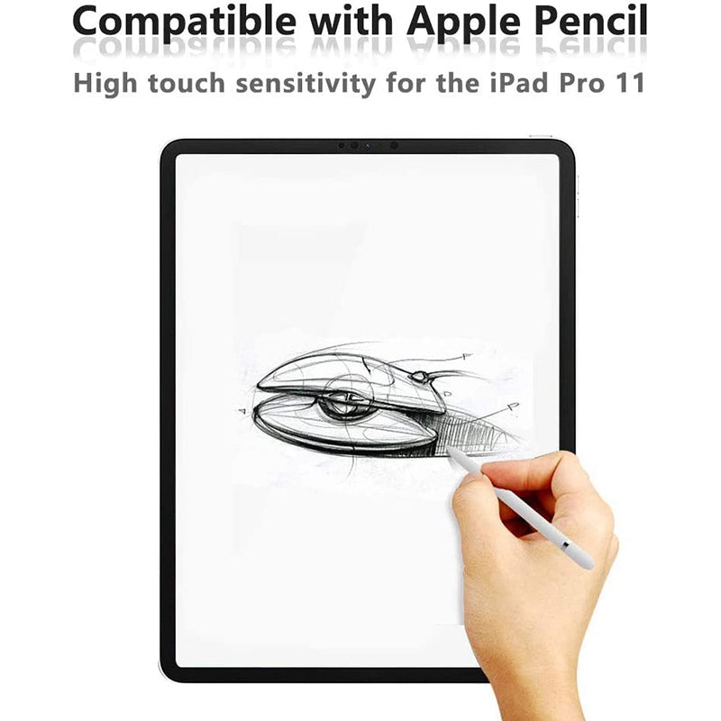 For iPad Pro 11-inch (2021)/(2020)/(2018) Anti-blue-ray Anti-glare Full Screen Protector Fingerprint-free Tempered Glass Film