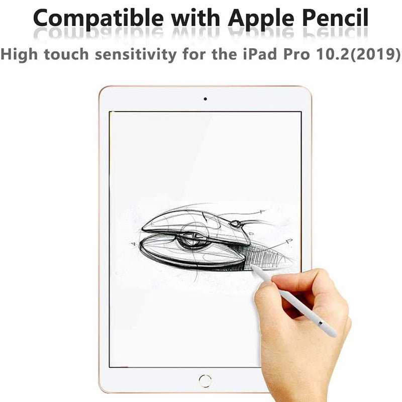 For iPad 10.2 (2021)/(2020)/(2019) Anti-blue-ray Eyestrain Reducing Tempered Glass Film HD Clear Full Coverage Screen Protector