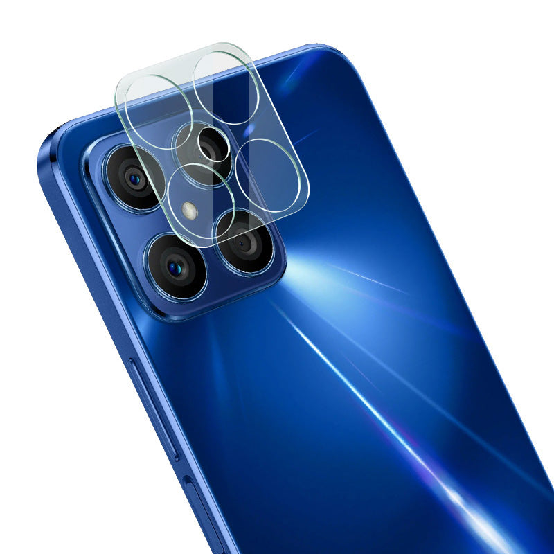IMAK for Honor X8 (2022) Integrated Camera Lens Protector Clear Tempered Glass Film + Acrylic Lens Cap