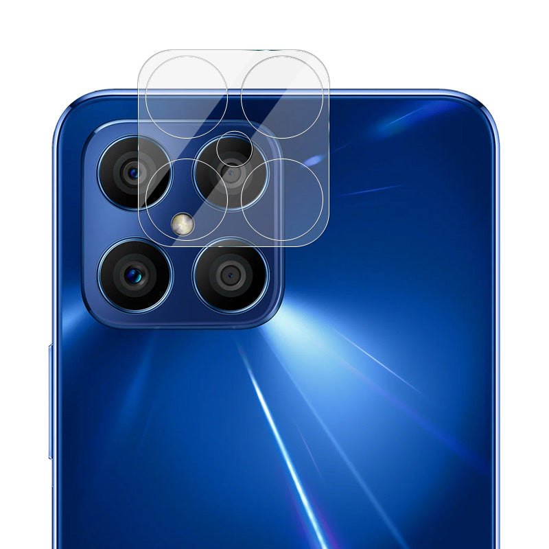 IMAK for Honor X8 (2022) Integrated Camera Lens Protector Clear Tempered Glass Film + Acrylic Lens Cap