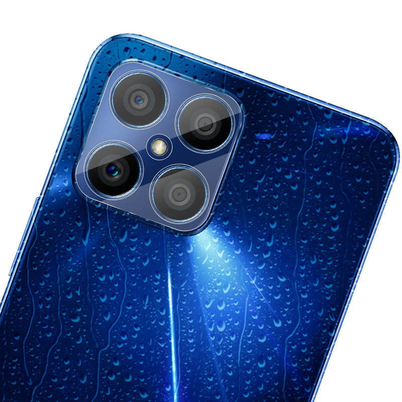 IMAK for Honor X8 (2022) Integrated Camera Lens Protector Clear Tempered Glass Film + Acrylic Lens Cap
