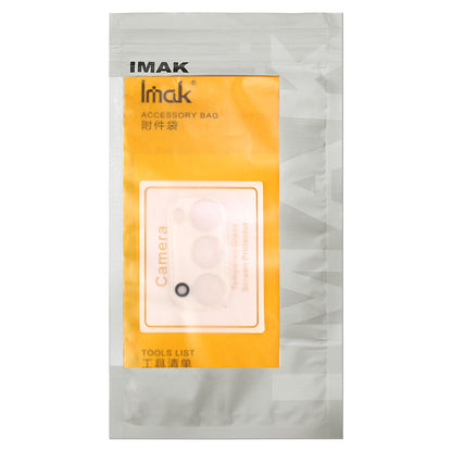 IMAK for Honor X8 (2022) Integrated Camera Lens Protector Clear Tempered Glass Film + Acrylic Lens Cap