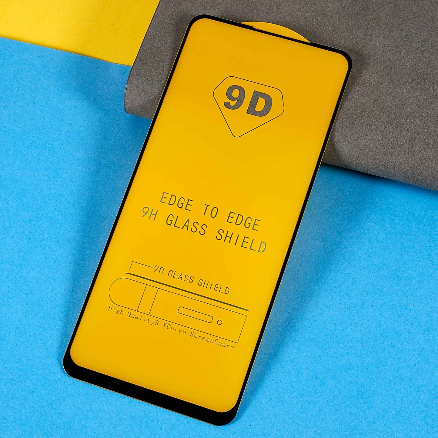 9D Tempered Glass Film for Xiaomi Redmi Note 11 4G (Qualcomm), 9H Explosion-proof Full Covering Anti-oil Silk Printing Side Glue Screen Protector