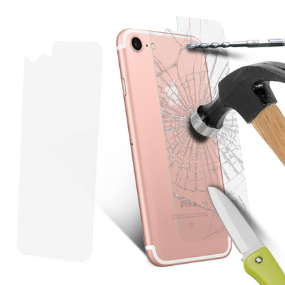 0.3mm Tempered Glass Back Protector Film for iPhone SE (2020)/SE (2022)/8/7 4.7 inch (Straight Edge)