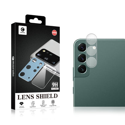 MOCOLO For Samsung Galaxy S23 Plus Camera Lens Protector, Silk Printing HD Tempered Glass Lens Protective Film