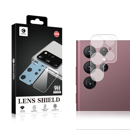 MOCOLO For Samsung Galaxy S23 Ultra Camera Lens Protector, Anti-explosion Silk Printing HD Tempered Glass Lens Protective Film
