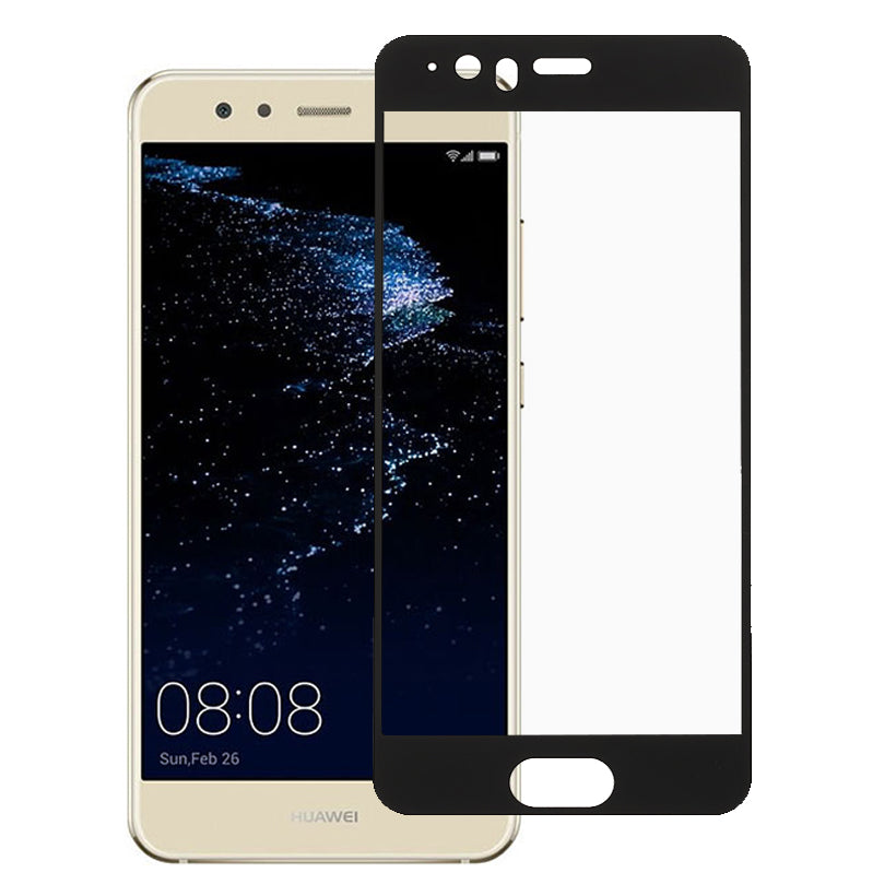 For Huawei P10 Silk Print Full Screen Cover Mobile Tempered Glass Protector Film