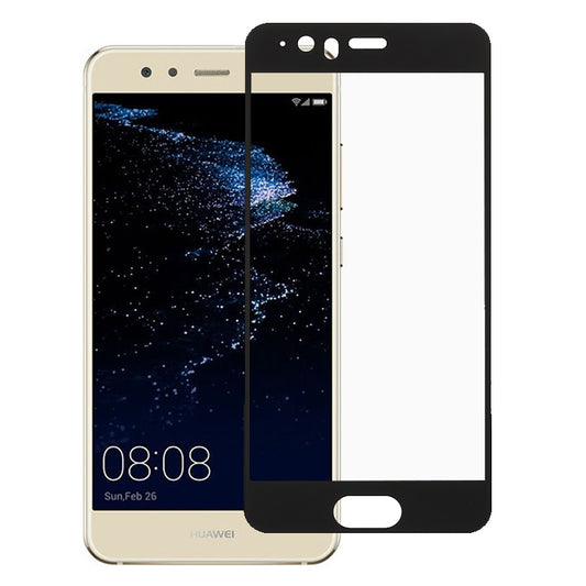 For Huawei P10 Silk Print Full Screen Cover Mobile Tempered Glass Protector Film