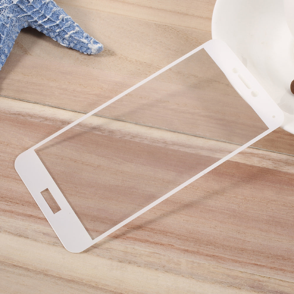 For Huawei P10 Silk Print Full Screen Cover Mobile Tempered Glass Protector Film