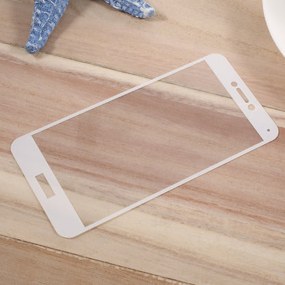 For Huawei P10 Silk Print Full Screen Cover Mobile Tempered Glass Protector Film