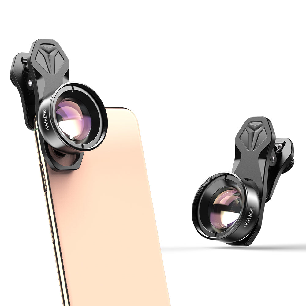 APEXEL APL-HB100MM 100mm Super Macro 4K HD CPL Star Filter Mobile Phone Camera Lens for iPhone Samsung Sony