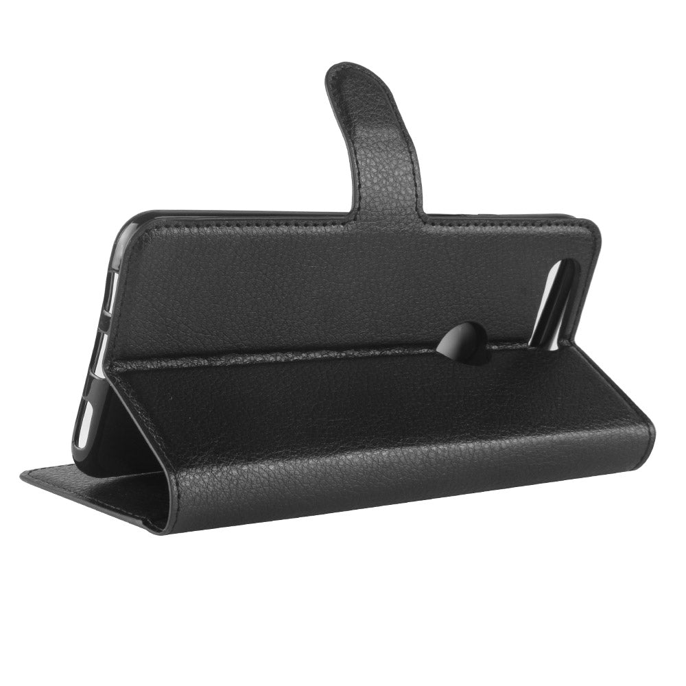 Litchi Texture Wallet Stand Leather Case for OnePlus 5T