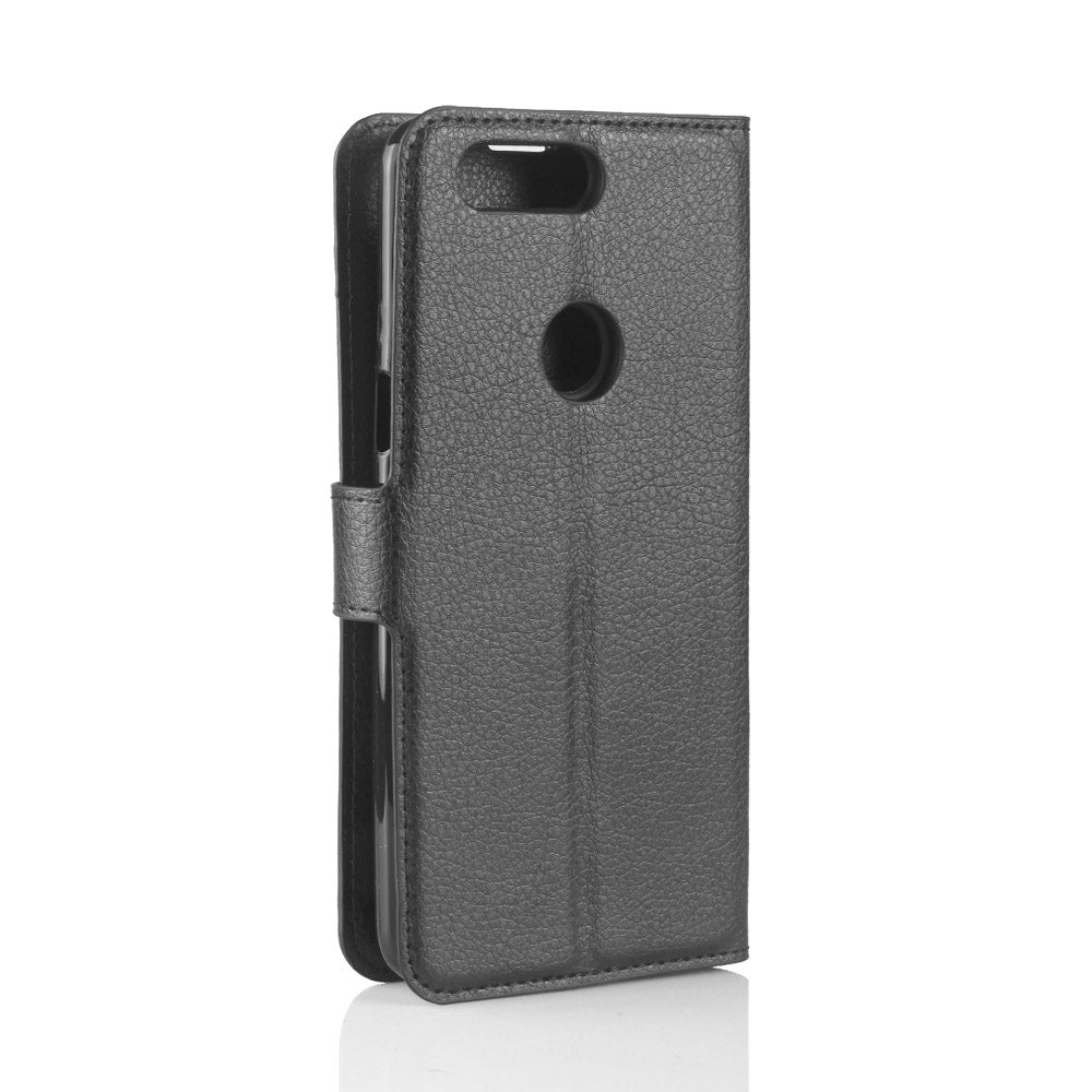 Litchi Texture Wallet Stand Leather Case for OnePlus 5T