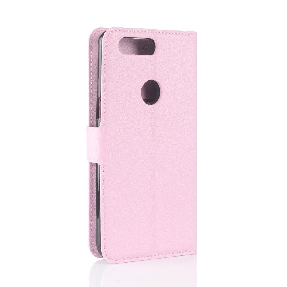 Litchi Texture Wallet Stand Leather Case for OnePlus 5T