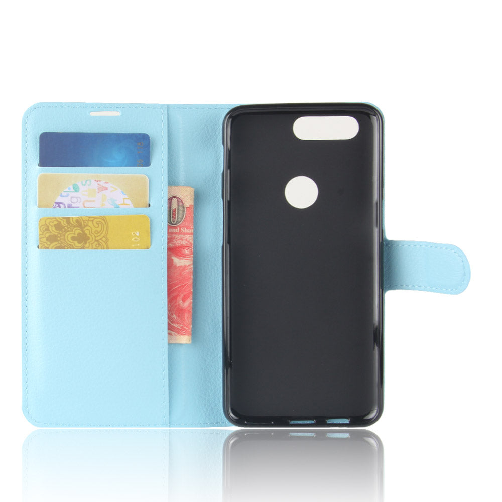 Litchi Texture Wallet Stand Leather Case for OnePlus 5T