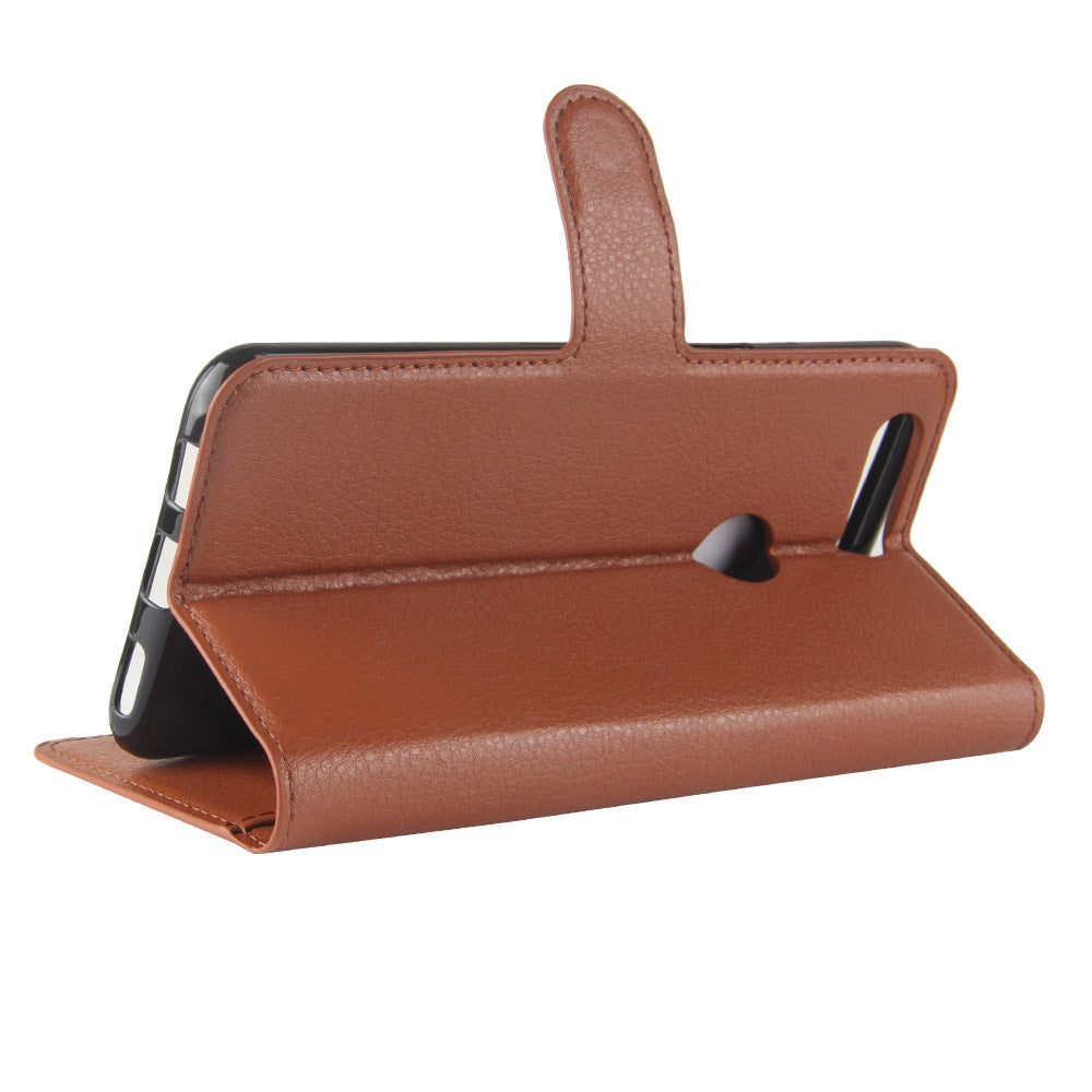 Litchi Texture Wallet Stand Leather Case for OnePlus 5T