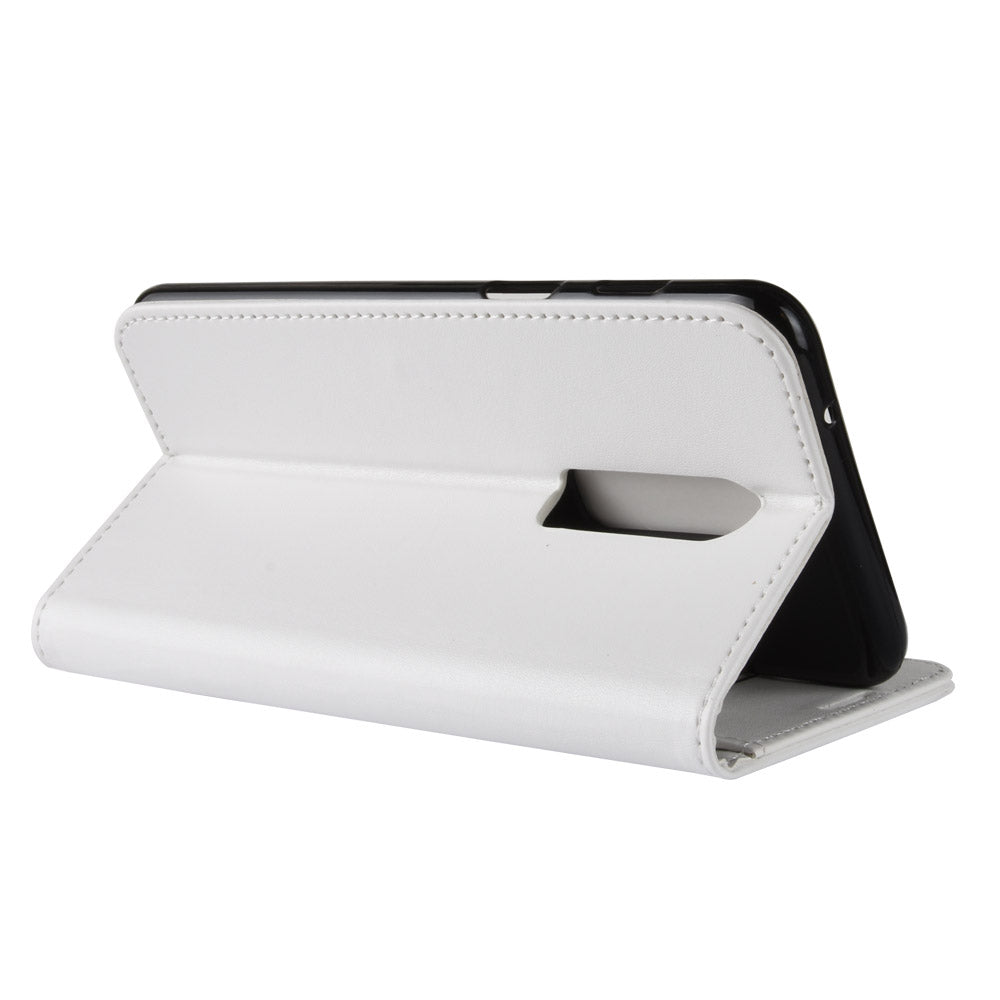 Crazy Horse Magnetic Stand Wallet Leather Mobile Phone Case for OnePlus 6