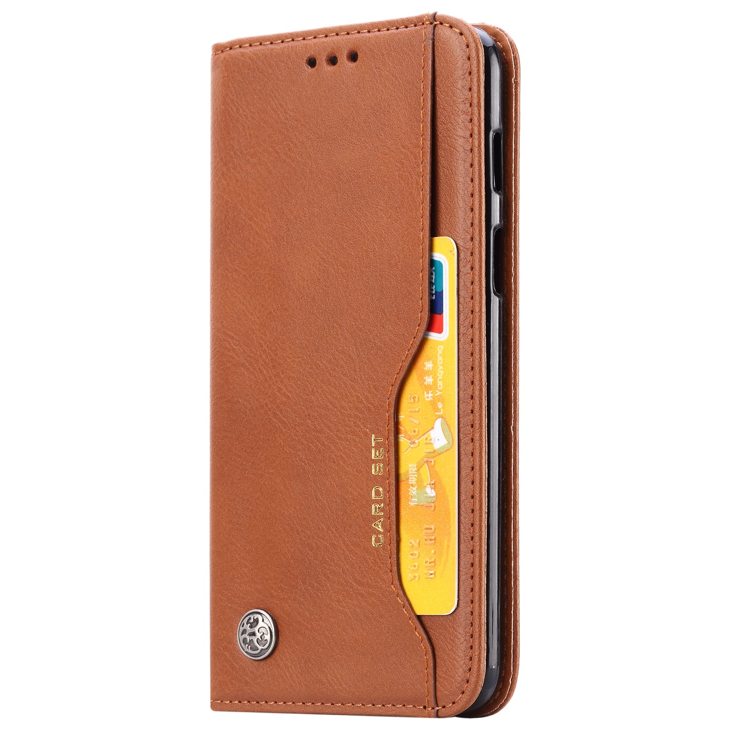 PU Leather Auto-absorbed Stand Wallet Phone Case for OnePlus 6