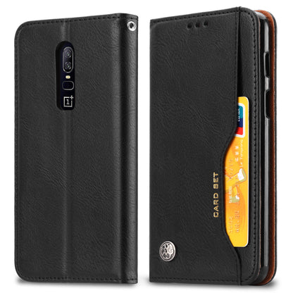 PU Leather Auto-absorbed Stand Wallet Phone Case for OnePlus 6