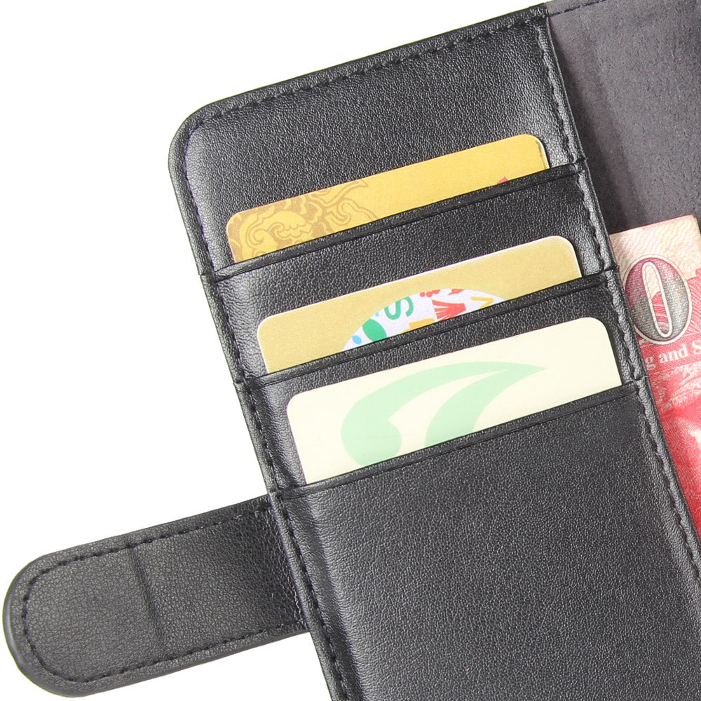 Genuine Leather Wallet Stand Mobile Phone Cover for OnePlus 6
