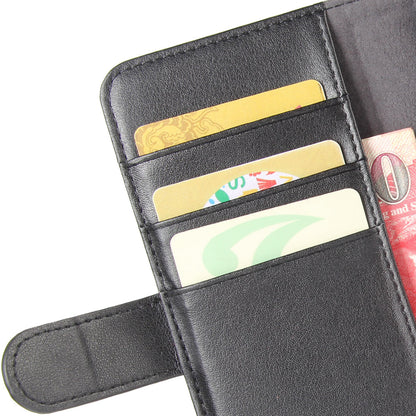 Genuine Leather Wallet Stand Mobile Phone Cover for OnePlus 6
