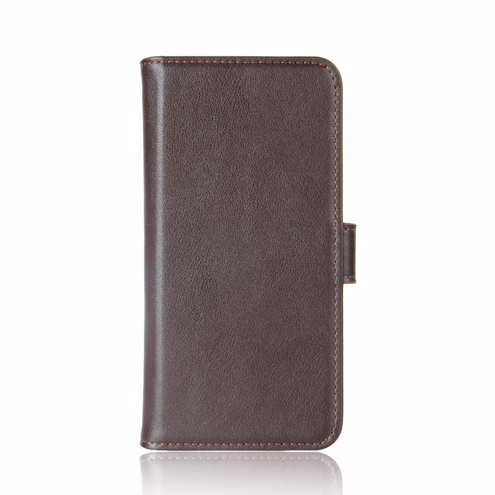 Genuine Leather Wallet Stand Mobile Phone Cover for OnePlus 6