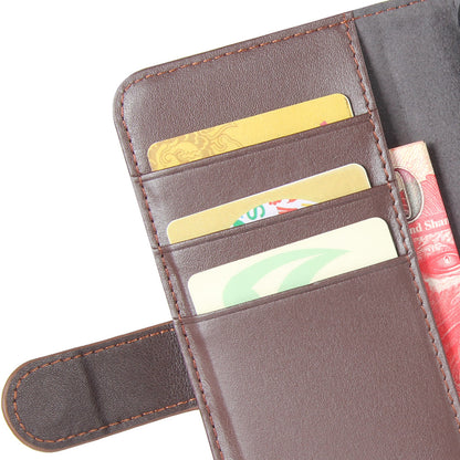 Genuine Leather Wallet Stand Mobile Phone Cover for OnePlus 6