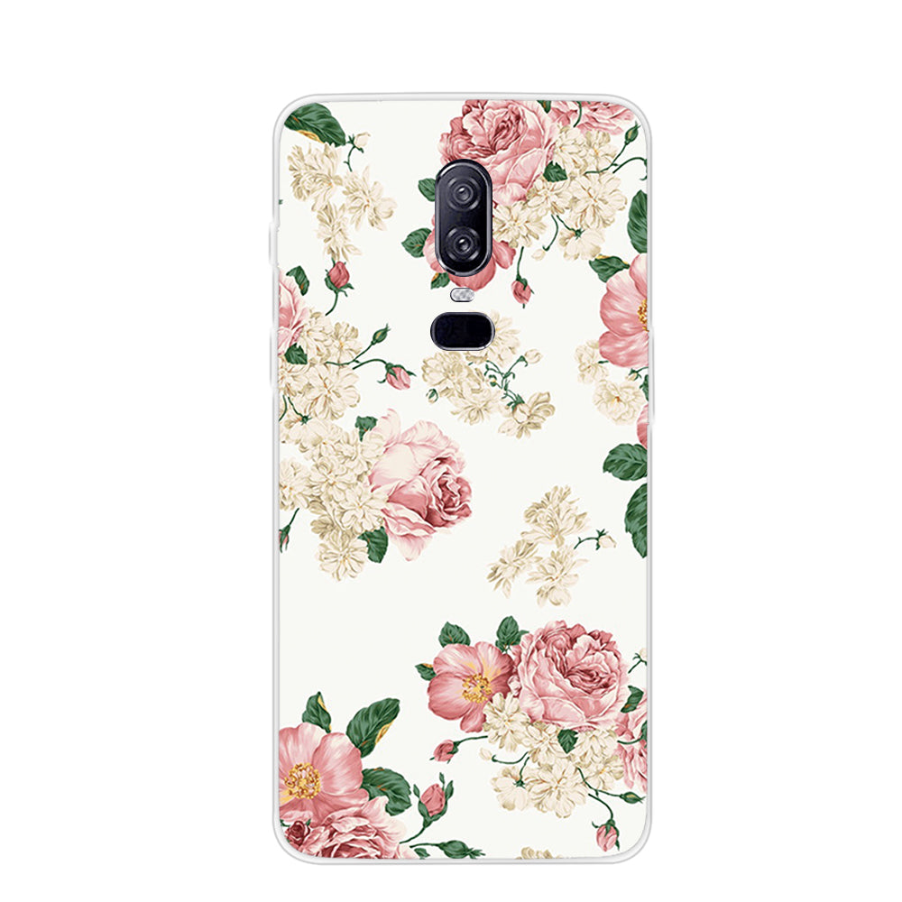 Pattern Printing TPU Phone Shell for OnePlus 6
