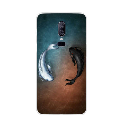 Pattern Printing TPU Phone Shell for OnePlus 6