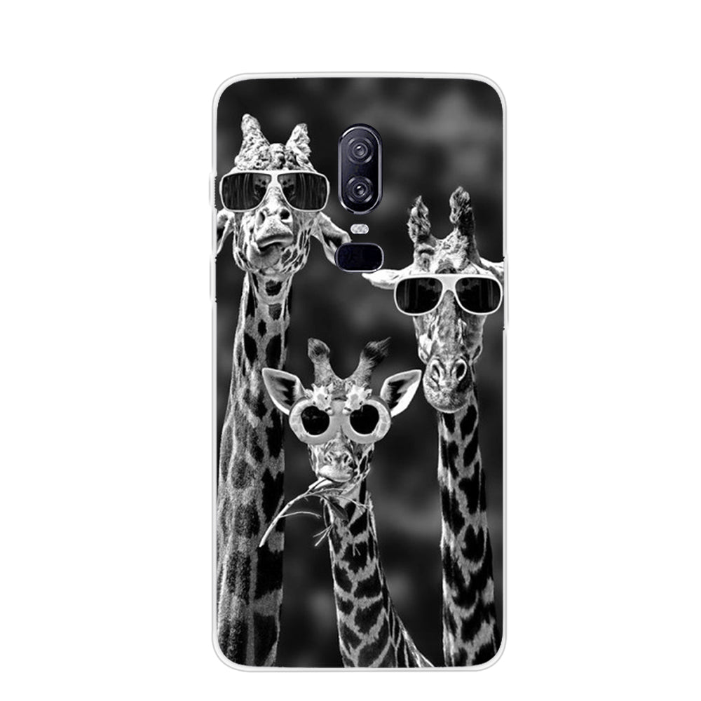 Pattern Printing TPU Phone Shell for OnePlus 6