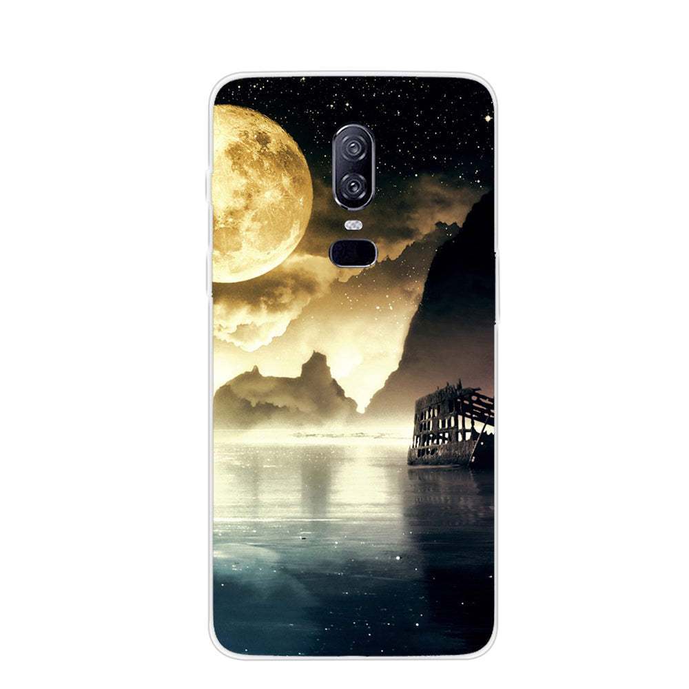 Pattern Printing TPU Phone Shell for OnePlus 6
