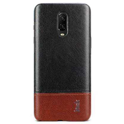 IMAK Ruiyi Series PU Leather Coated Hard PC Mobile Cover for OnePlus 6T