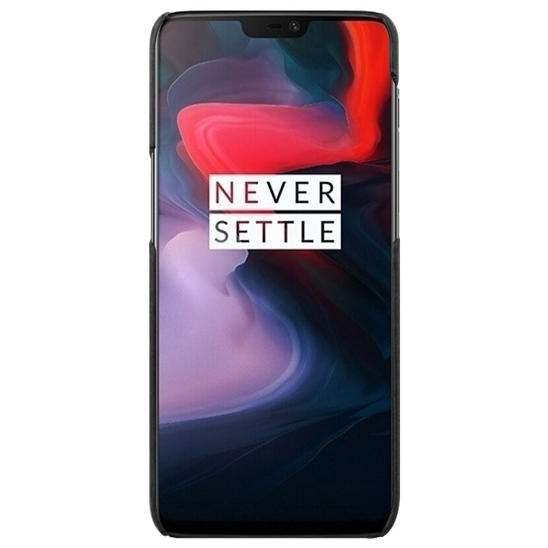 IMAK Ruiyi Series PU Leather Coated Hard PC Mobile Cover for OnePlus 6T