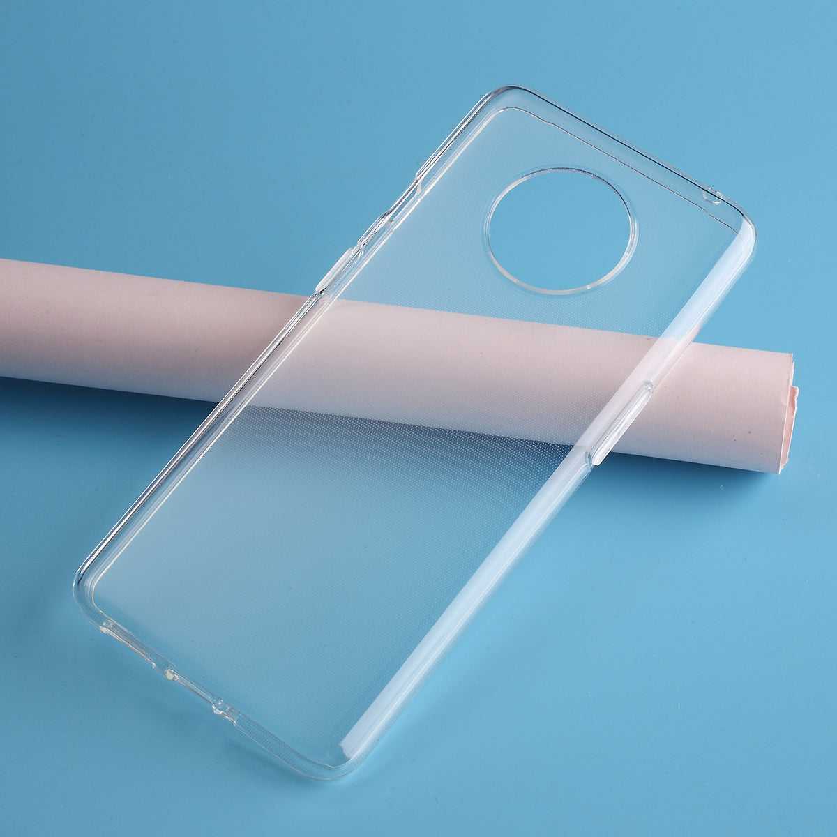 10PCS/Bag Clear TPU Case with Non-slip Inner Phone Cover for OnePlus 7T