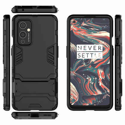 2 in 1 Kickstand Plastic + TPU Hybrid Cover for OnePlus 9 (EU / US Version)