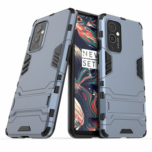 2 in 1 Kickstand Plastic + TPU Hybrid Cover for OnePlus 9 (EU / US Version)