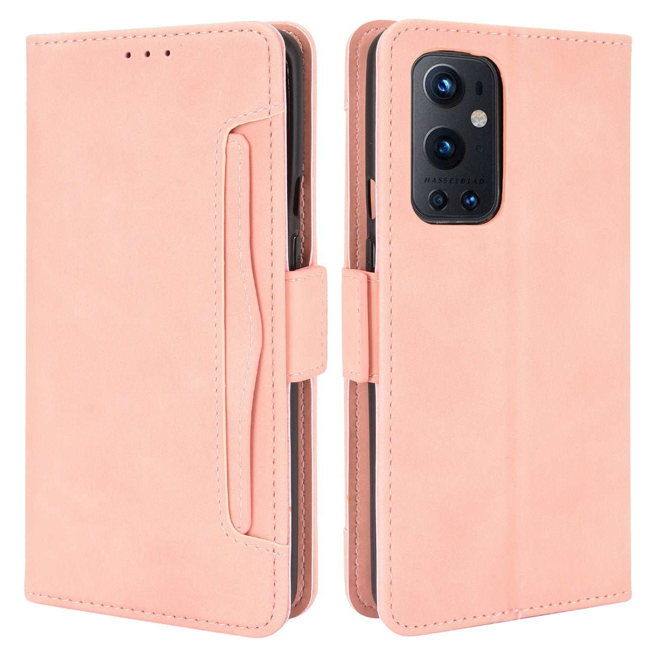 For OnePlus 9 Pro Full Protection Leather Wallet Protective Case with Multiple Card Slots Design
