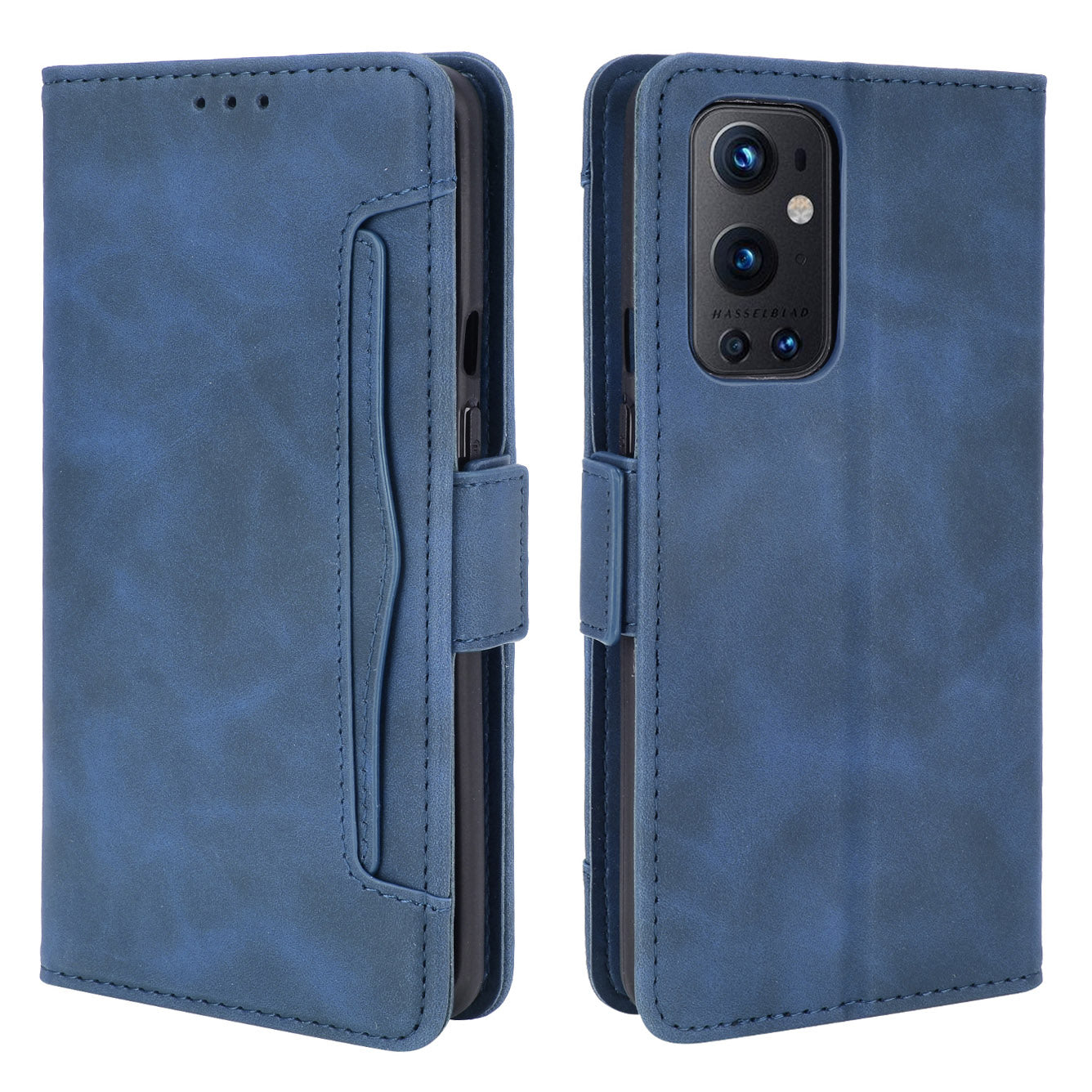 For OnePlus 9 Pro Full Protection Leather Wallet Protective Case with Multiple Card Slots Design