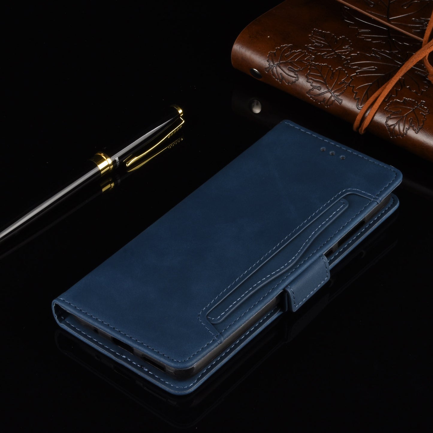 For OnePlus 9 Pro Full Protection Leather Wallet Protective Case with Multiple Card Slots Design