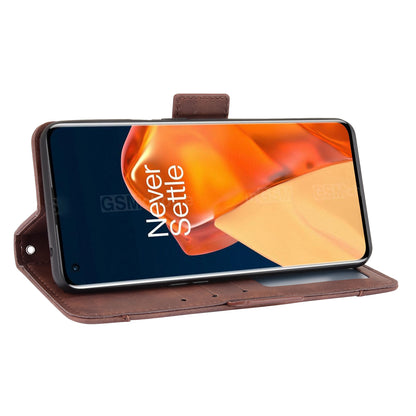 For OnePlus 9 Pro Full Protection Leather Wallet Protective Case with Multiple Card Slots Design