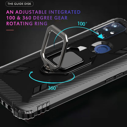 TPU Finger Ring Kickstand Phone Protective Case for OnePlus Nord N10 5G