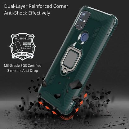 TPU Finger Ring Kickstand Phone Protective Case for OnePlus Nord N10 5G