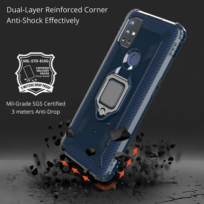 TPU Finger Ring Kickstand Phone Protective Case for OnePlus Nord N10 5G