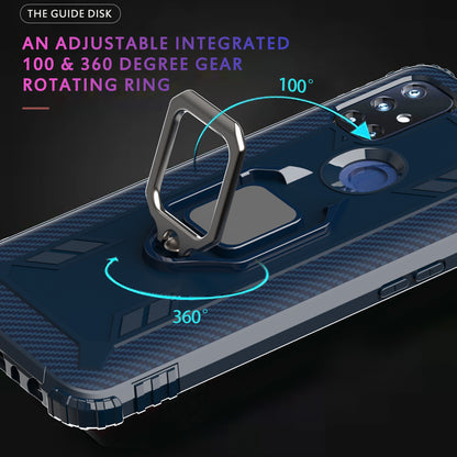 TPU Finger Ring Kickstand Phone Protective Case for OnePlus Nord N10 5G