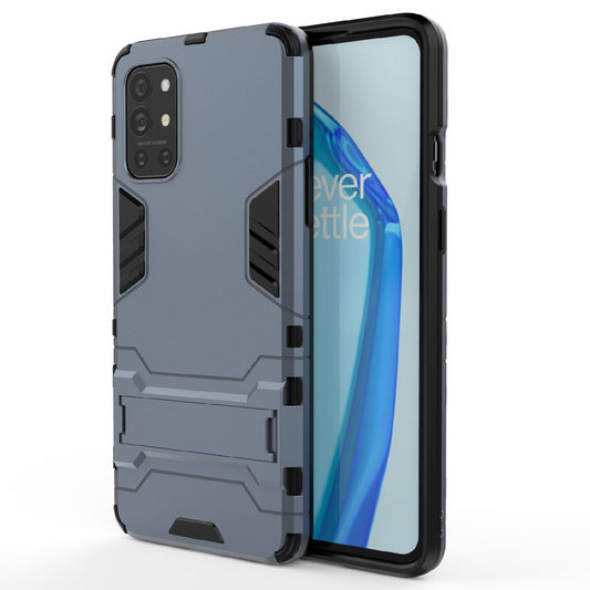 2 in 1 Design Protective PC + TPU Hybrid Phone Cover Case with Kickstand for OnePlus 9R