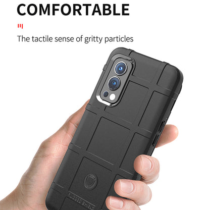 Full Body Rugged Square Grid Texture Shockproof Soft TPU Drop Protective Cover for OnePlus Nord 2 5G