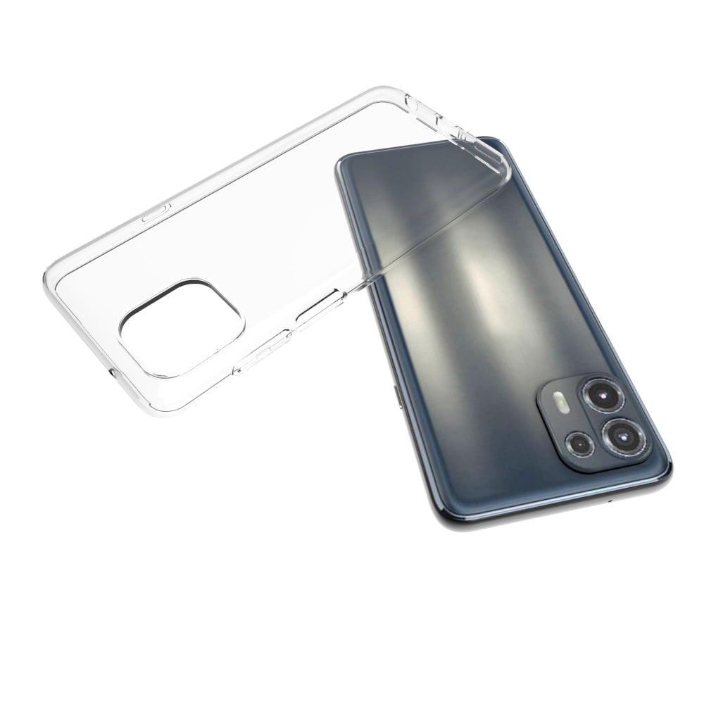 10Pcs/Pack Watermark Resistant Clear Flexible TPU Phone Case for Motorola Edge 20 Lite