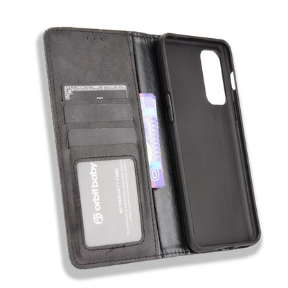 Retro Style PU Leather Flip Magnetic Stand Flip Protective Cover for OnePlus Nord 2 5G