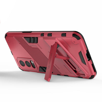 Full-Body Protection Slim Hard PC + Soft TPU Cover with Kickstand for OnePlus Nord 2 5G